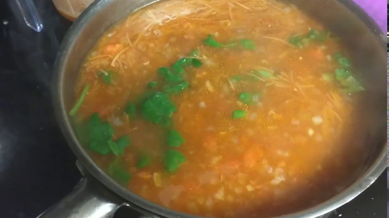 Sopa de Fideo or Angel Hair Soup