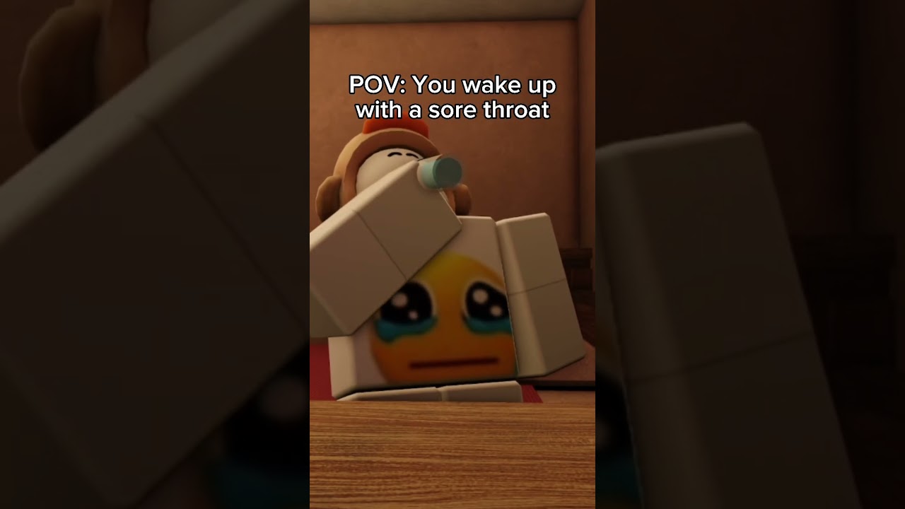 Sore throat #roblox #pmdamiann