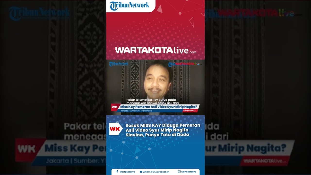 Sosok MISS KAY Diduga Pemeran Asli Video Syur Mirip Nagita Slavina, Punya Tato di Dada
