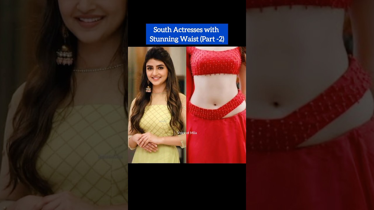 South Actresses with Stunning Waist🔥#viral#sreeleela#samantha#kritishetty#tamannaah#rashmika#shorts