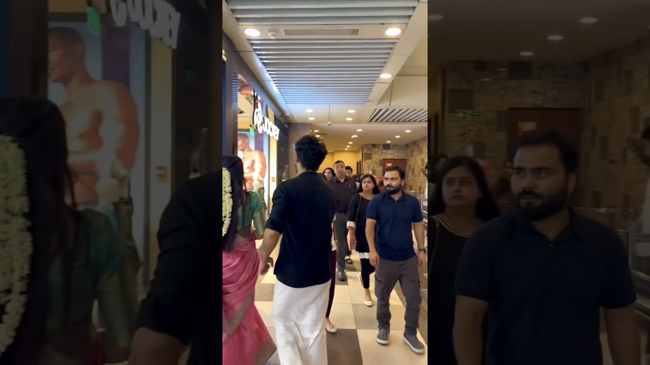 South couple public reaction 😍 #reaction #southindian #walk #look #couplegoals #love