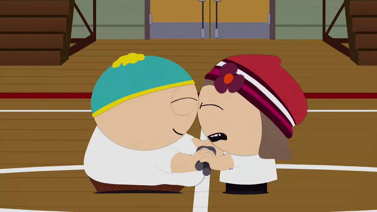 South Park ASMR Scene Cartman's girlfriend Heidi (S20E05) Whispering, Soft Speaking and Mouth Sounds
