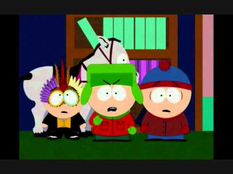 South Park Kenny mostra o rosto