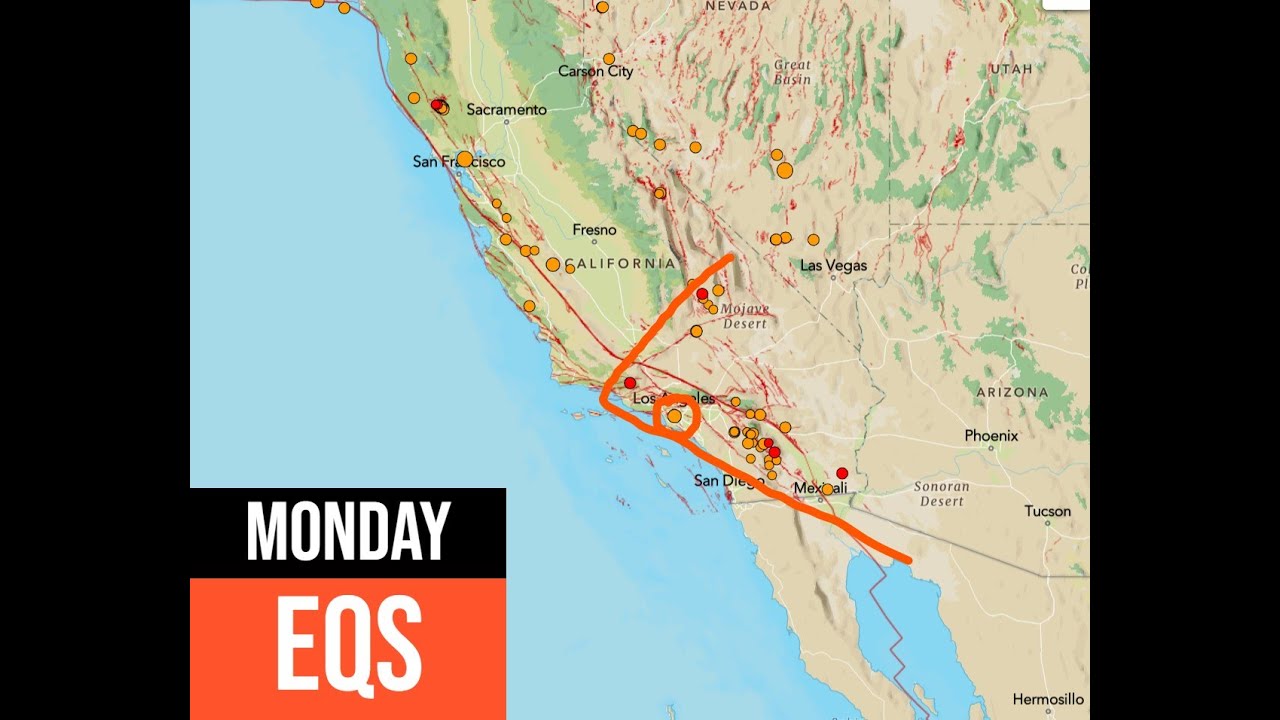 Southern California Earthquake activity. Space Weather updates. Monday 6/9/2025