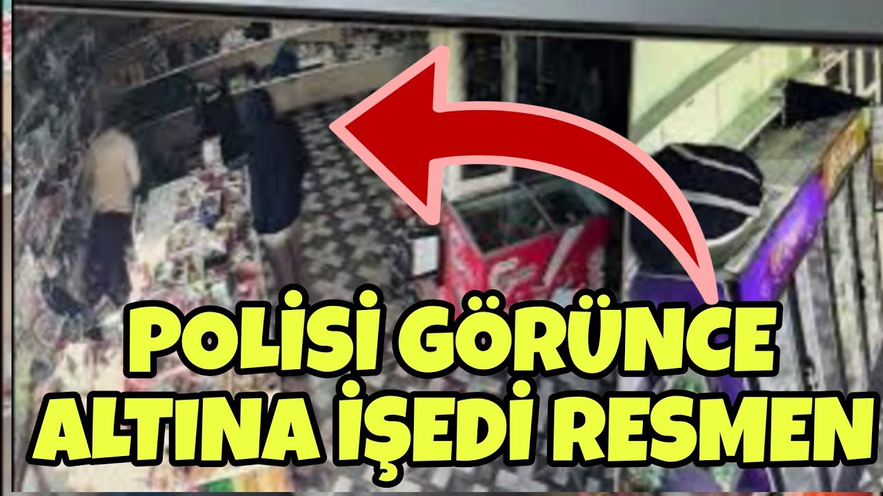 Soyguncu polisi görünce hayatının şokunu yaşadı