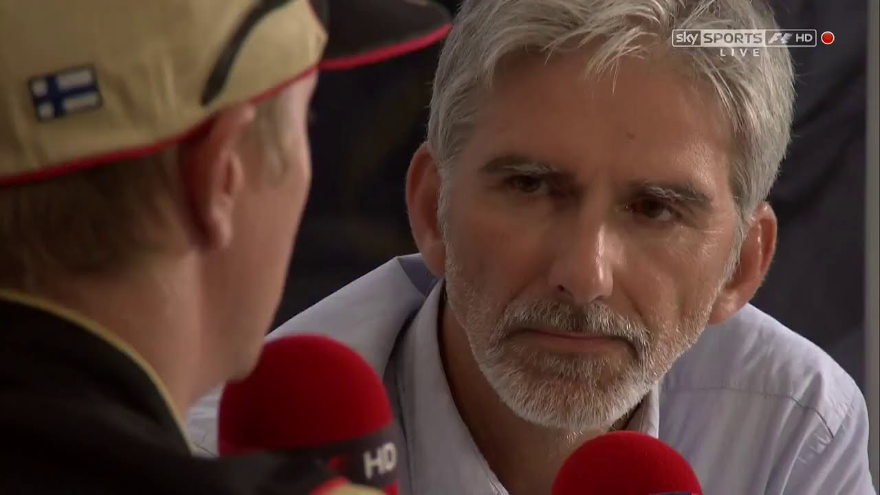 Spa 2013 Kimi Räikkönen Exclusive Interview with Damon Hill