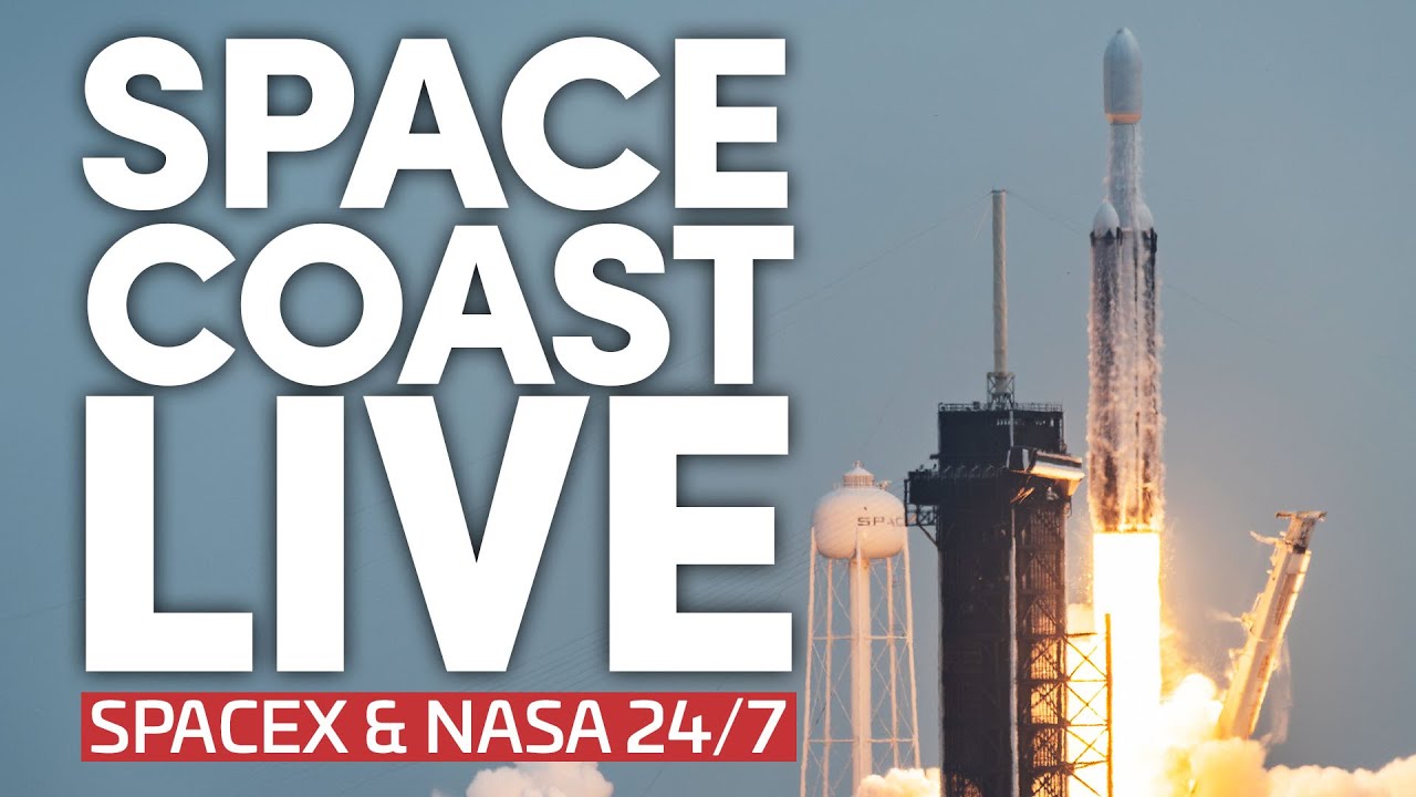 Space Coast Live: 24/7 Views of NASA, SpaceX Falcon 9 Operations, and Starship Pad Construction