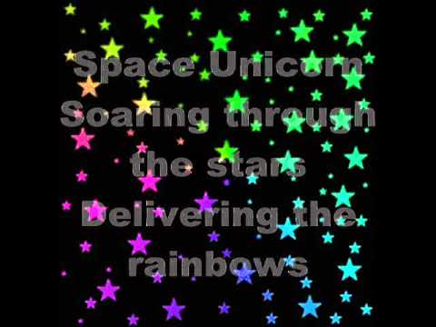 Space Unicorn (by Parry Gripp) with lyrics