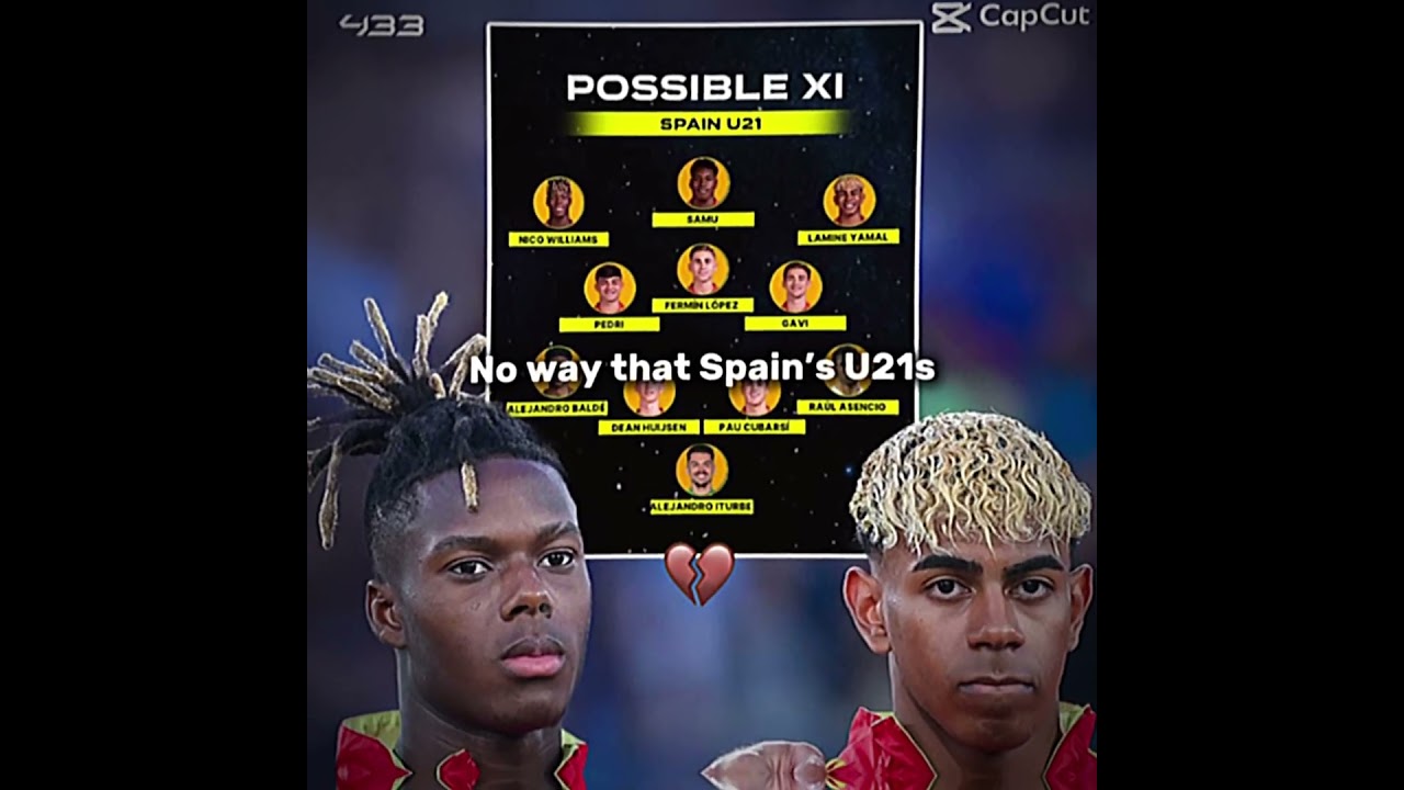 Spain’s U21s 🤯 #football #edit #yamal