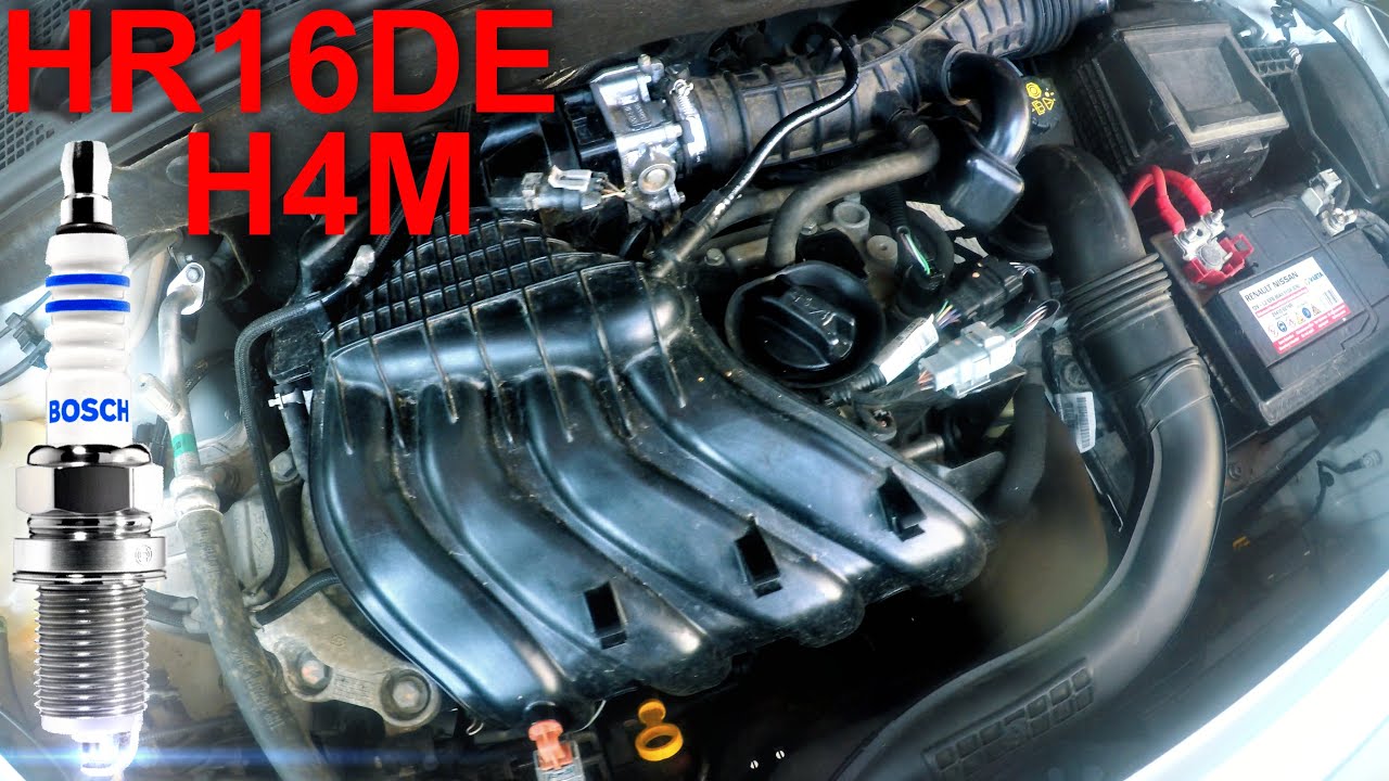 Spark Plug Replacement DIY Nissan HR16DE (Renault H4M)