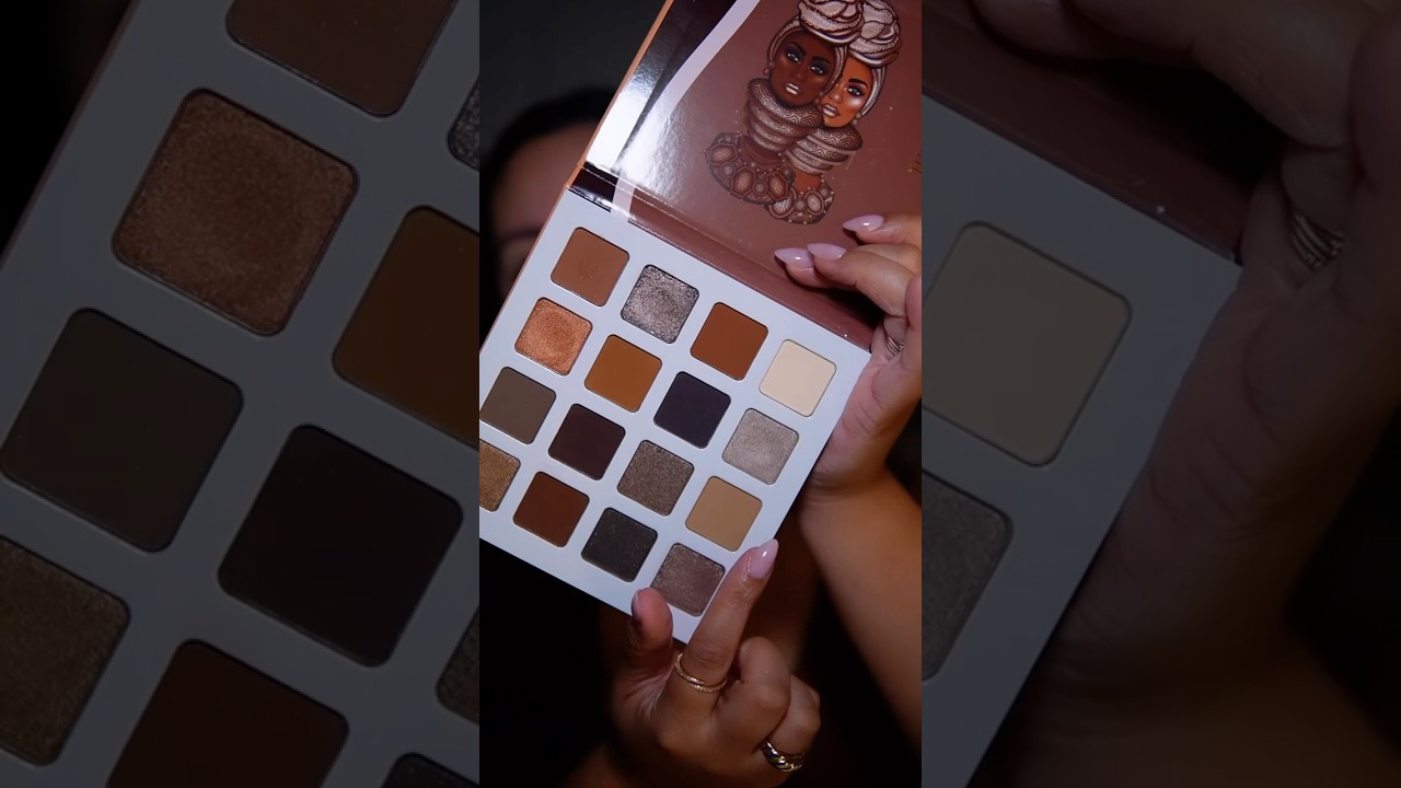 Sparkly Eye Makeup 🤎🍁🍂 Juvia’s Place The Coffee Shop Eyeshadow Palette ✨