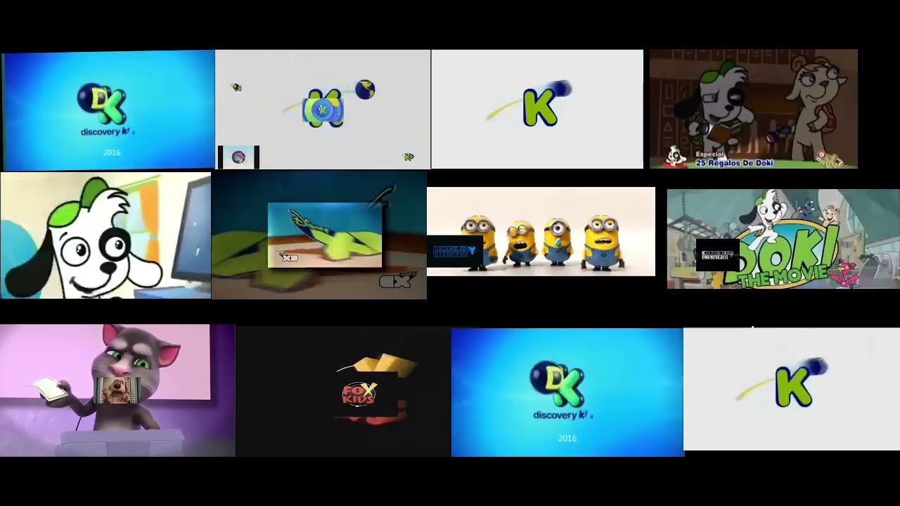 Sparta remix v3 v1 v2 Discovery kids Disney XD mi talking Tom Minions doki tiktok