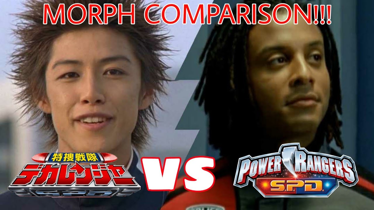 SPD vs Dekaranger || Red Ranger First Entrance and Morph Comparison