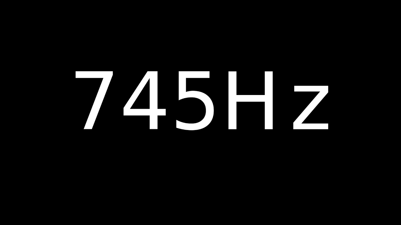 Speaker Sound Test 745Hz