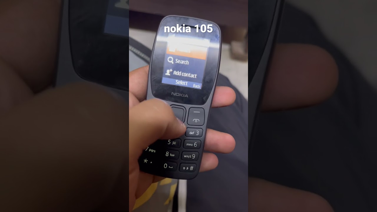 speed dial in nokia 105