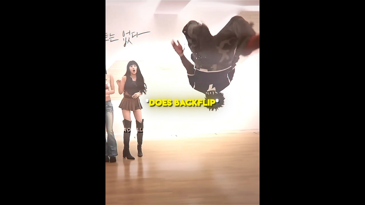 Speed impresses, Korean girls 😂🔥 #ishowspeed #backflip #girls ￼