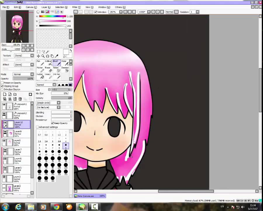speed paint kirby human นะจ๊ะ