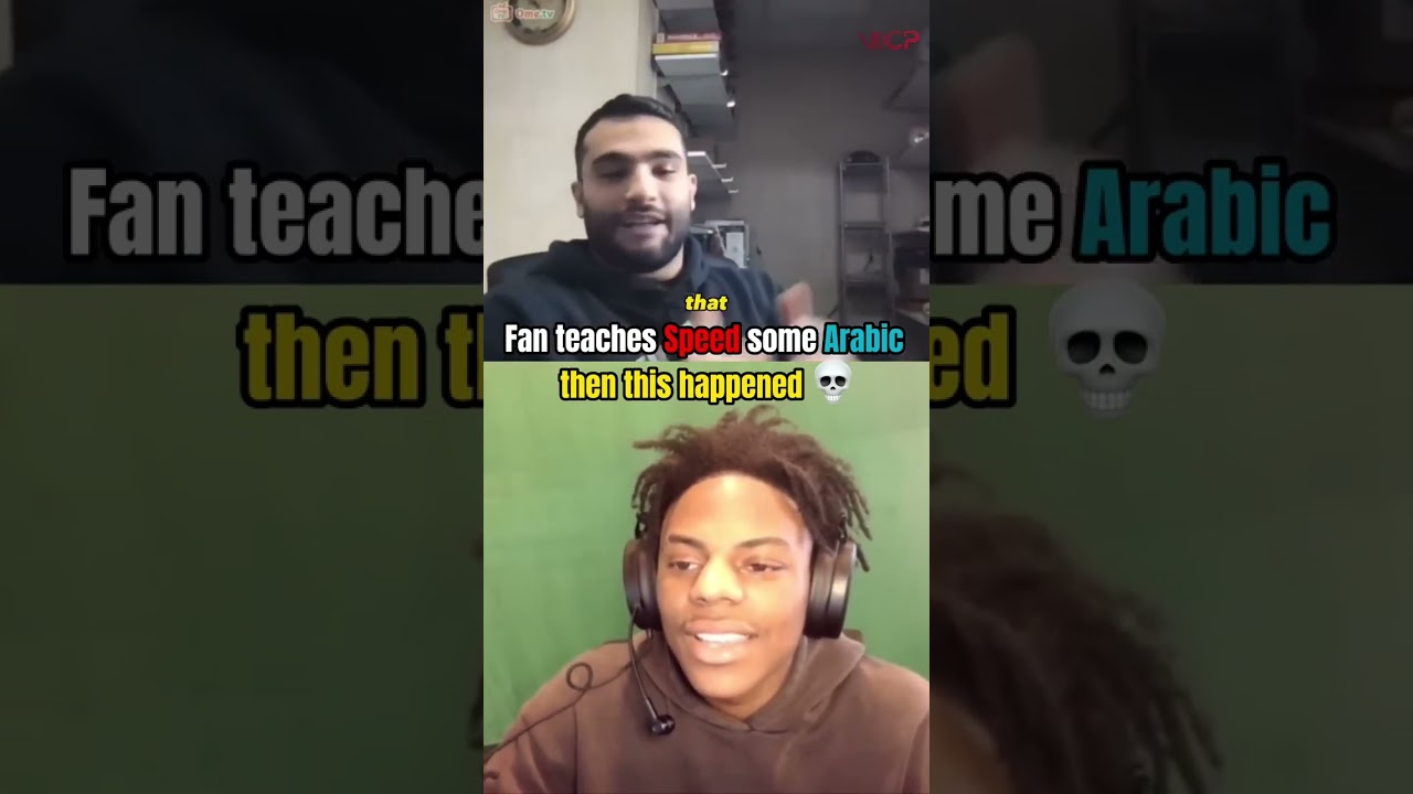 Speed saying he is a slave 🤣#ishowspeed #twitch #shorts