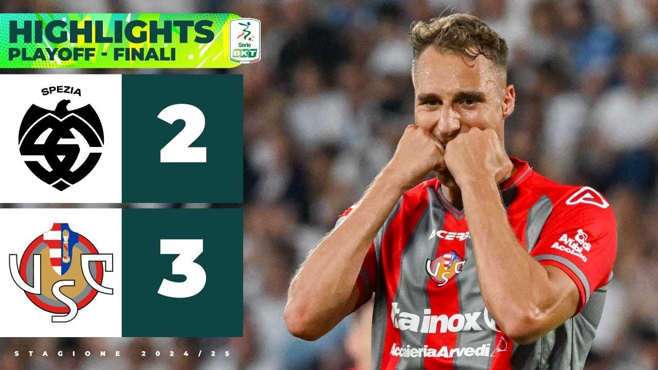 Spezia-Cremonese 2-3 | DE LUCA (2) e COLLOCOLO portano Cremona in Serie A | HIGHLIGHTS Serie BKT