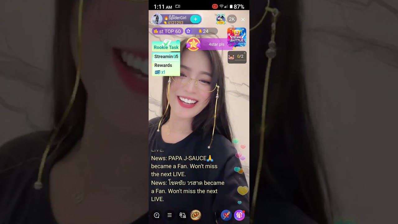 SpiderGirl - Follow nyo sya sa BIGO LIVE guys 🤭