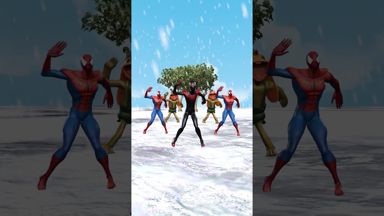 Spiderman - Coffin Dance Meme (COVER) #shorts   P371
