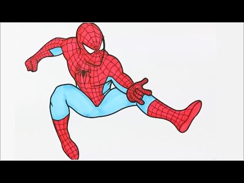 Spiderman Coloring Page - صفحة تلوين الرجل العنكبوت - صفحة التلوين - الأيادي الصغيرة