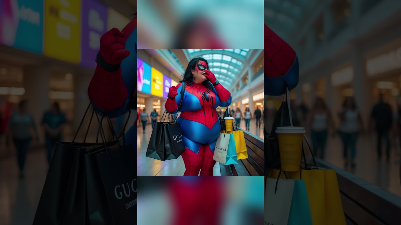 Spiderman in Shopping Mall | Brawl Stars Rank UP #brawlstars #shorts #spiderman