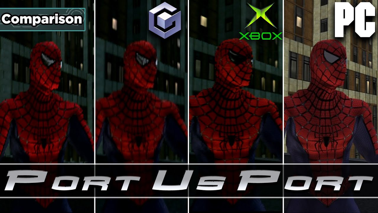 Spider-Man The Movie Game Comparison | PS2 vs Gamecube vs Xbox vs PC