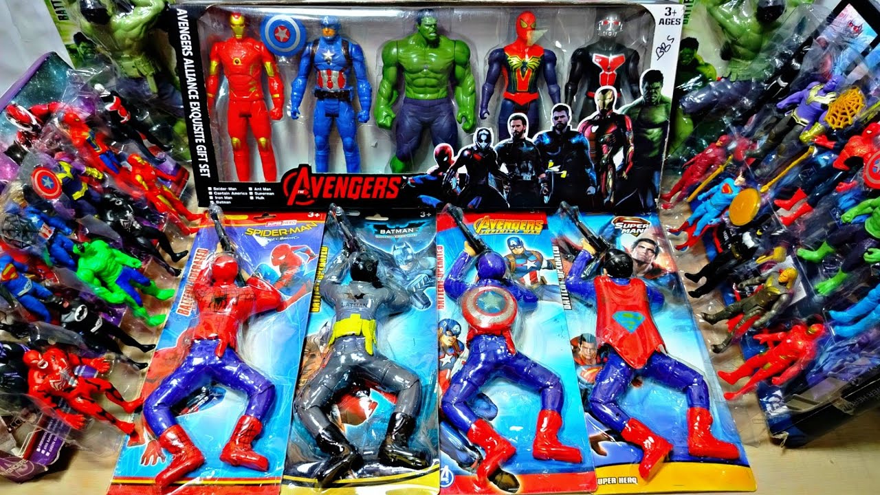Spider-Man vs Venom toy collection unboxing | Venom let there be carnage toys | Marvel legends ASMR.
