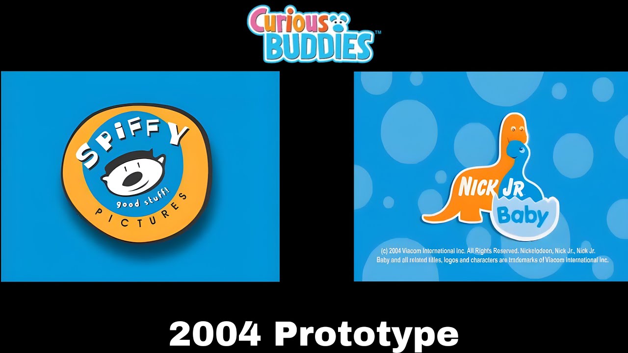 Spiffy Pictures Logo/Baby Nick Jr. Logo (April 22, 2004, Prototype)