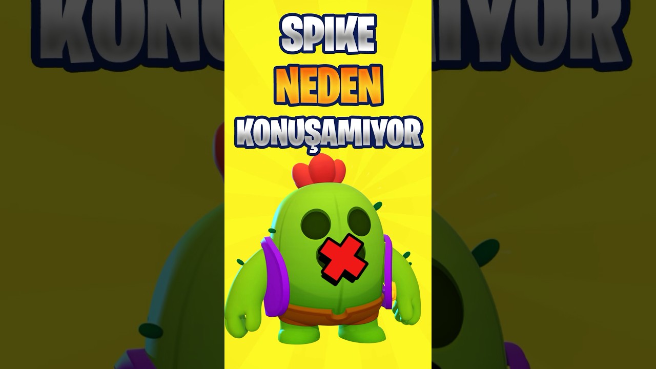 🌵Spike Neden Konuşamıyor || Brawl Stars Gizemleri #shorts