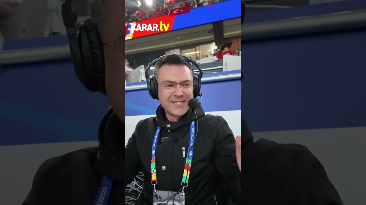 Spiker Özkan Öztürk, Arda Güler'in golünü böyle yaşıyor #shorts