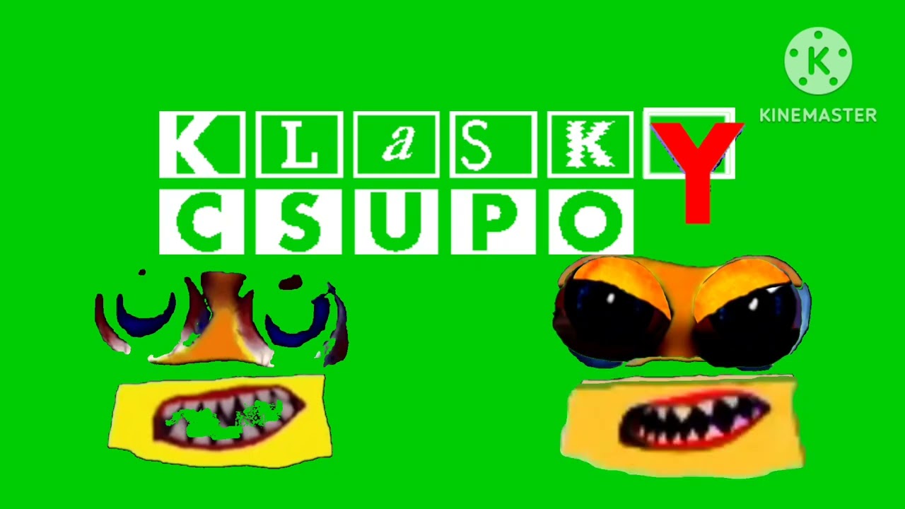Splaat.exe, zplaat vs text klasky csupo color red Green screen