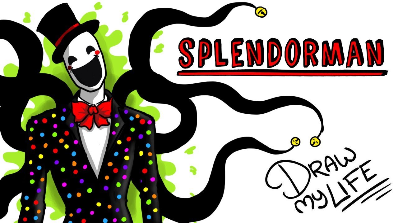 SPLENDORMAN, HAPPYPASTA SLENDERMAN | Draw My Life #creepypasta