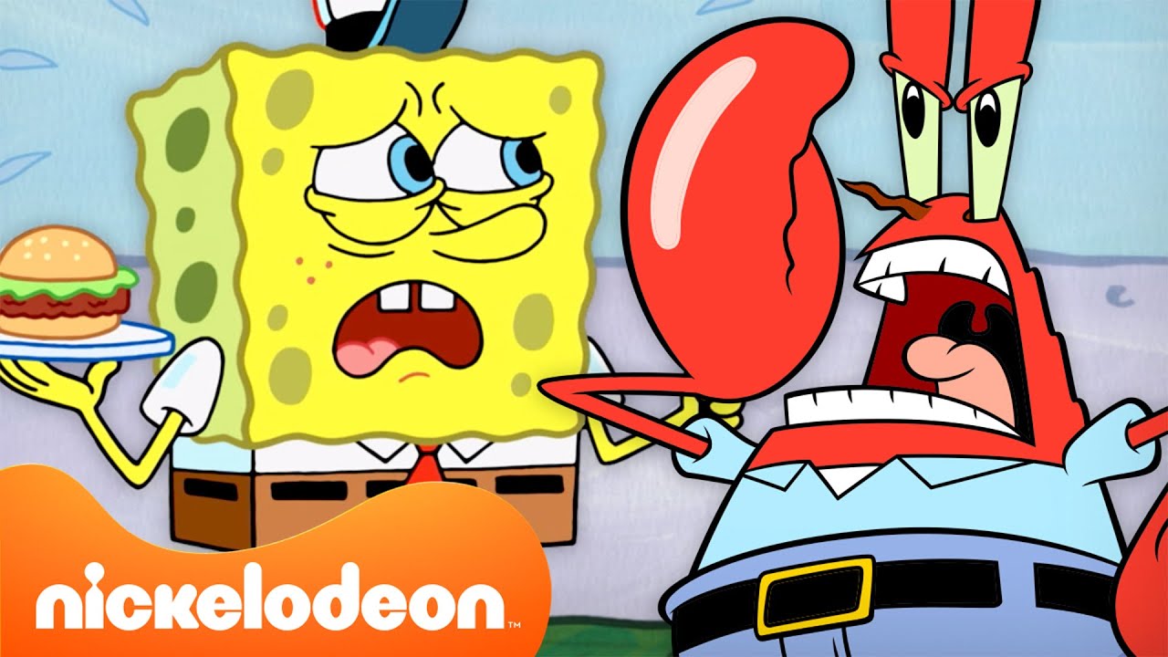 SpongeBob & Big Nate | Tuan Krabs Menjadi yang TERBURUK Selama Berturut-turut 😩 | Nickelodeon Bahasa