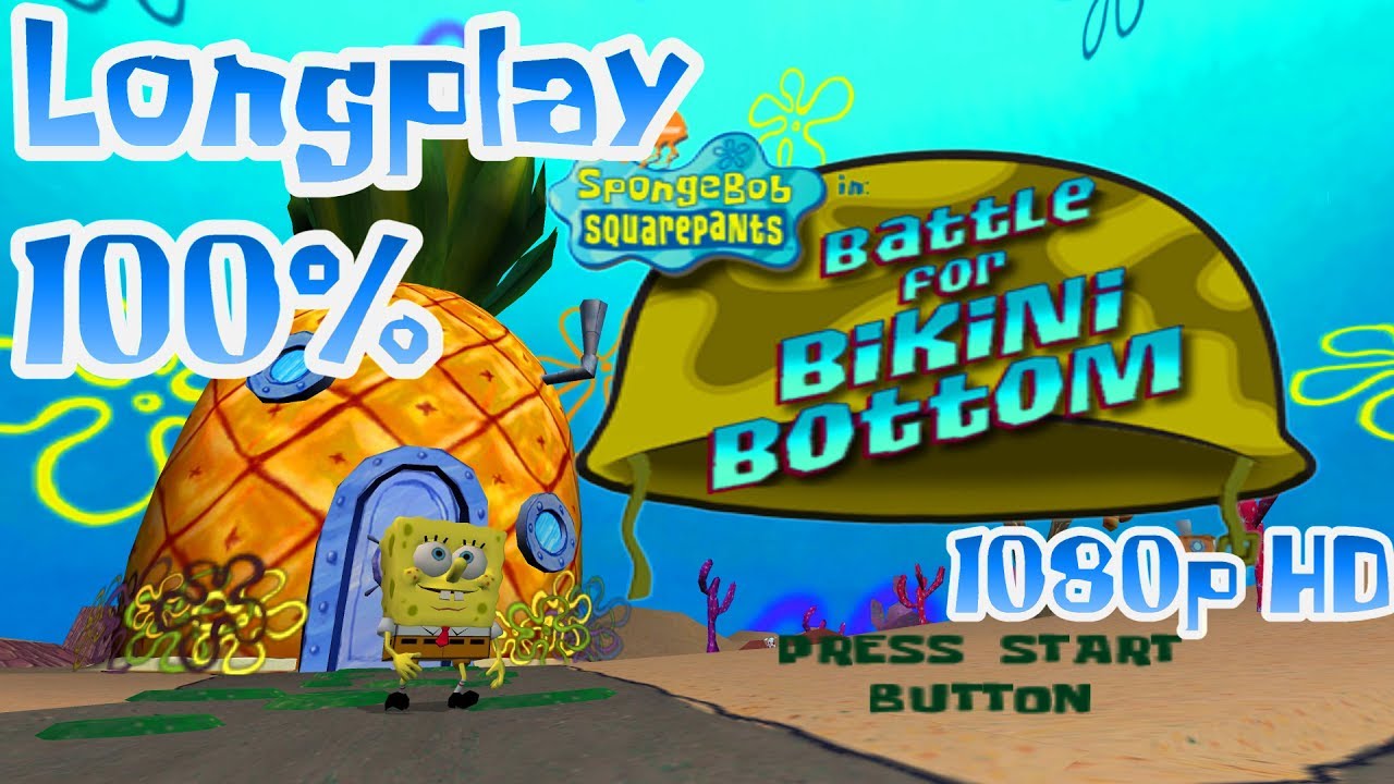 SpongeBob Battle for Bikini Bottom - Complete Game 100% (1080p)
