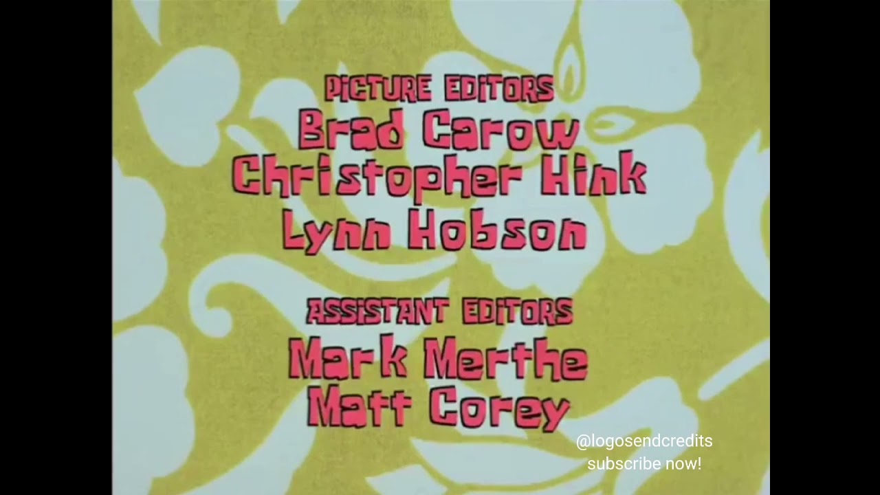 SpongeBob End Credits (May 1, 1999)