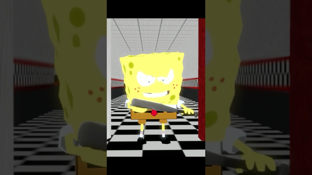SPONGEBOB SAVES THE KRUSTY KRAB! #youtubeshorts #comedy #tal_on #spongebob #plankton