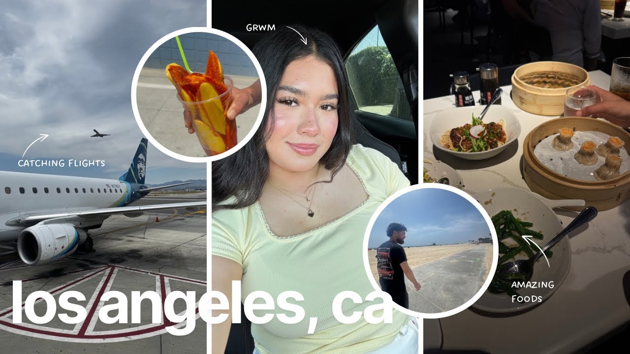 SPONTANEOUS TRIP TO LA: Shopping, GRWM, Food & Adventures! 🍔🛍️🏖️