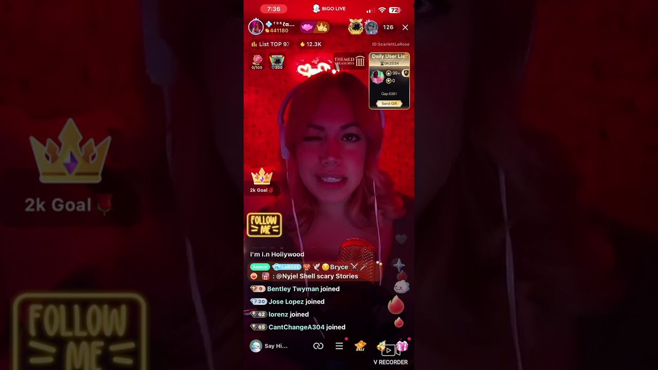 Spooky Sundays (Cecil Hotel) @LaRoseOnline Bigo Live -https://www.bigo.tv/user/ScarlettLaRose