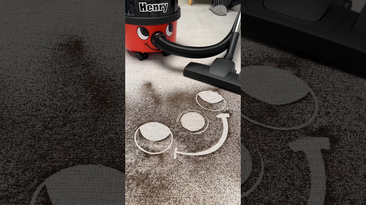 Spotless cleaning with Henry! ❤️          #cleaning #Henry #henryhoover #satisfying #myhenry