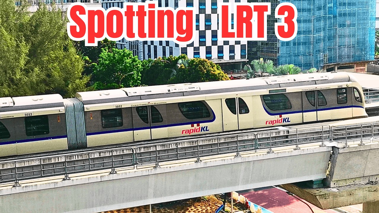 Spotting the yet to launch LRT 3 at close range