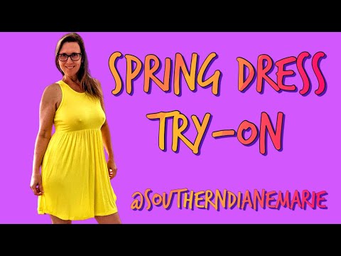 Spring Dress Try On Haul [Diane Marie]