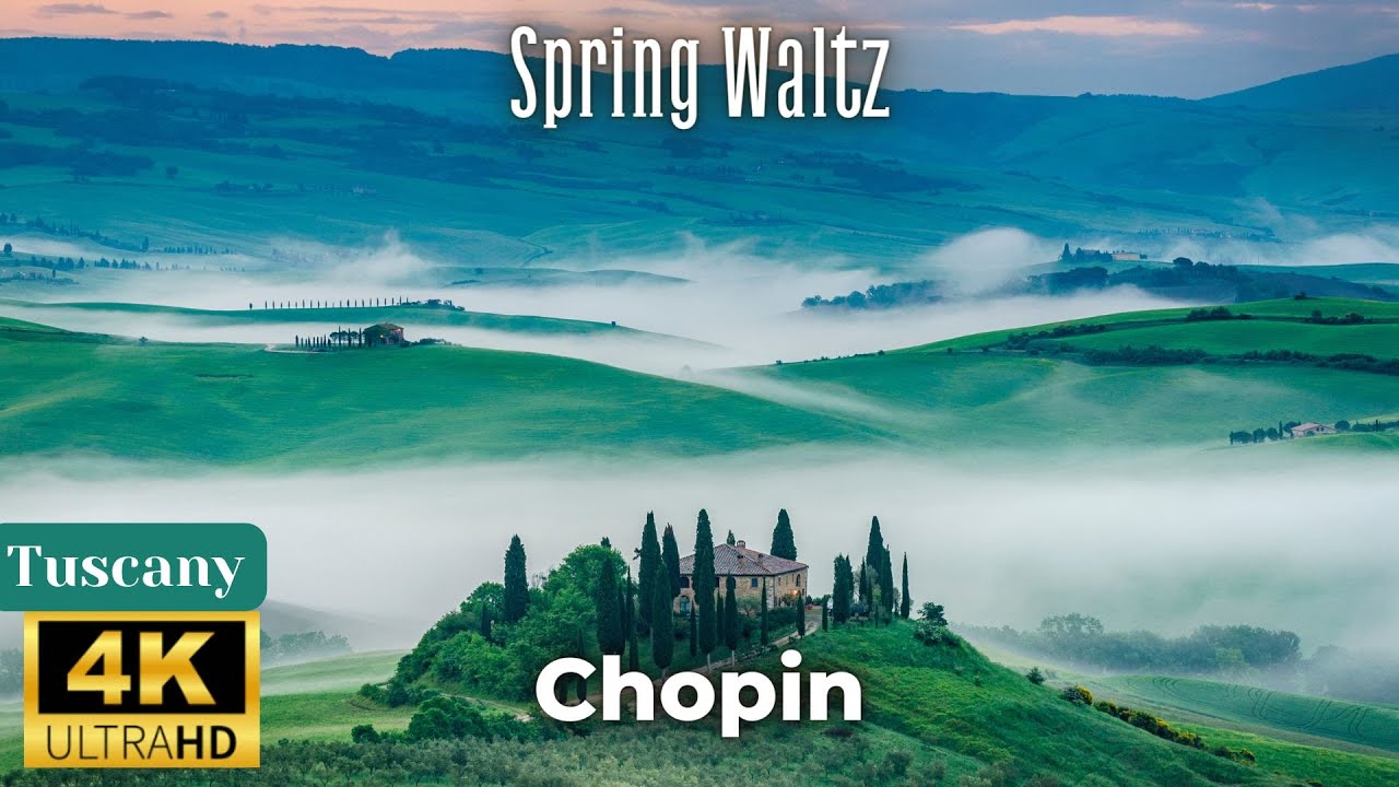 Spring Waltz (Mariage d'Amour) – Paul de Senneville | Piano & Tuscany Visuals