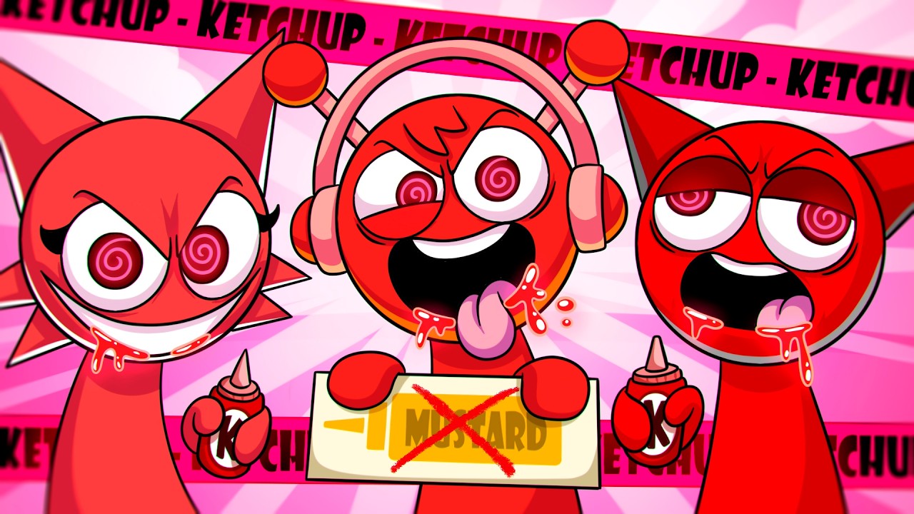 SPRUNKI, But Everyone Was In KETCHUP! Incredibox Sprunki Animation