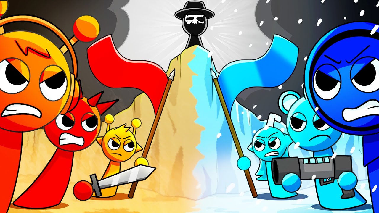 SPRUNKI: COLOR WARS! (Cartoon Animation)