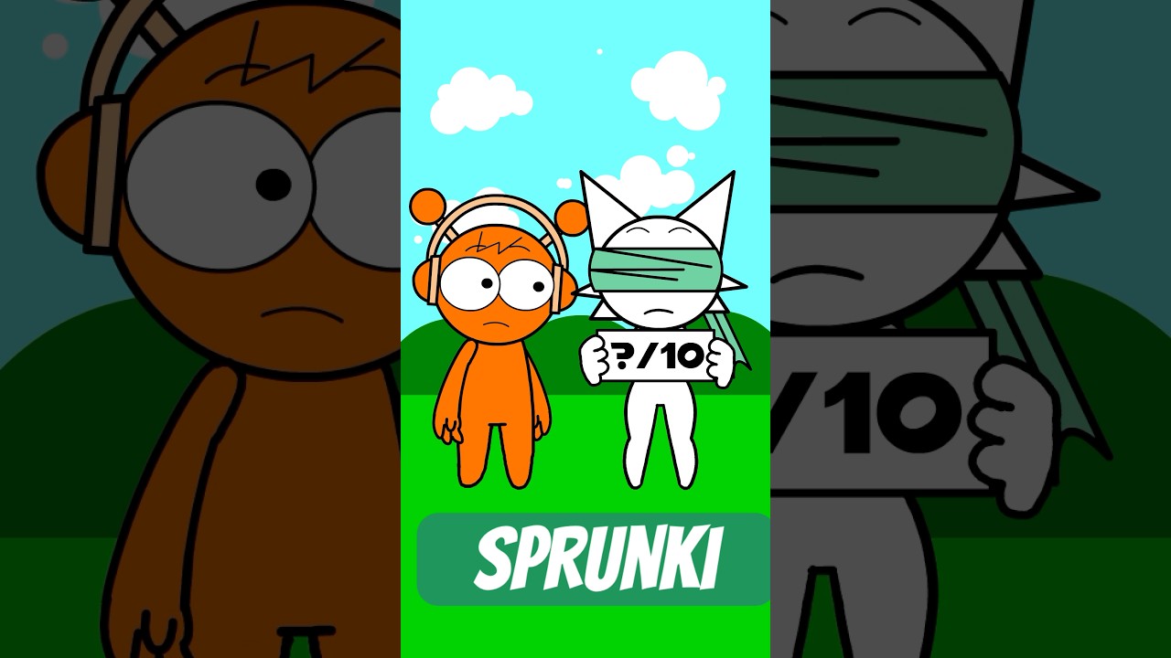 #sprunki #funnyanimation #wenda #kiss #gray #animation #cute #pinky #aqua #oren #funny 2