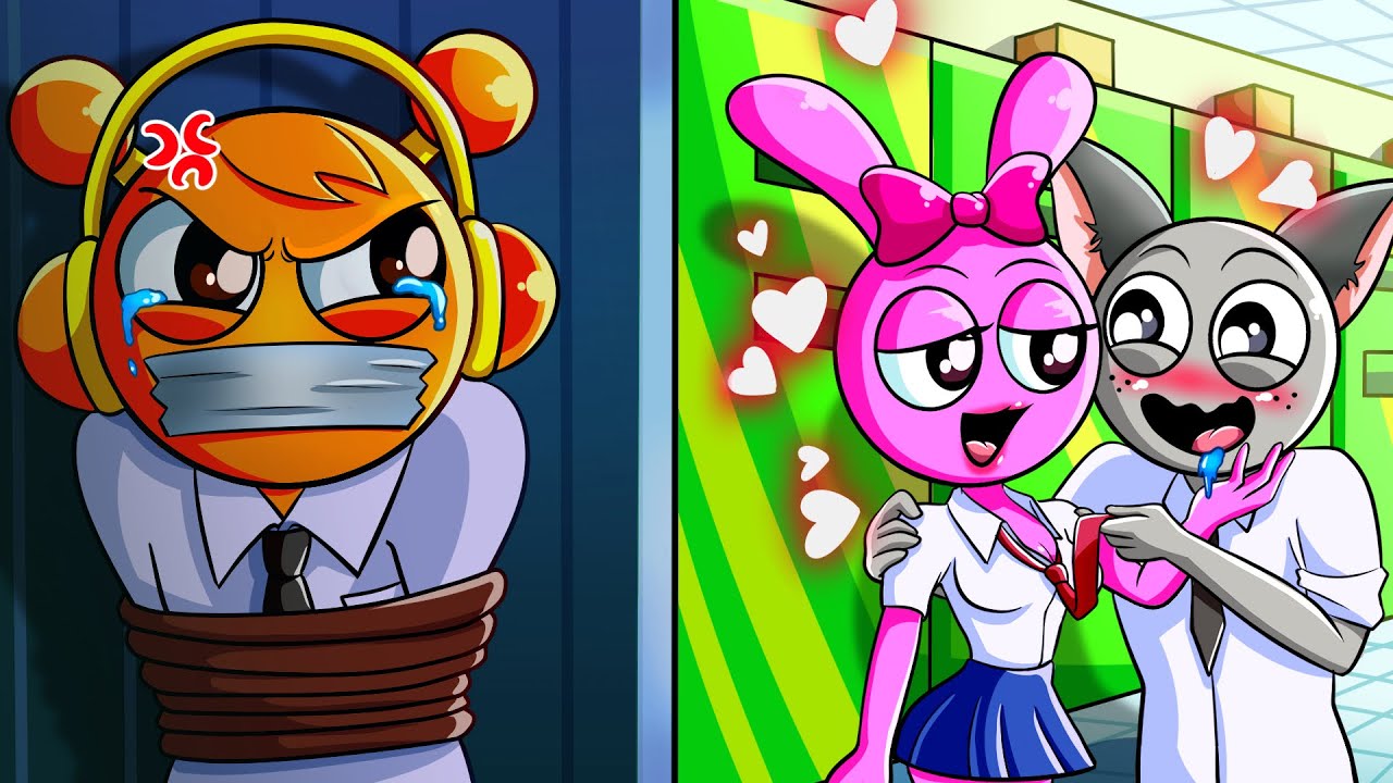 [SPRUNKI] GRAY SEPARATES OREN AND PINKI'S LOVE !? | INCREDIBOX SPRUNKI Animation | Sky Toons
