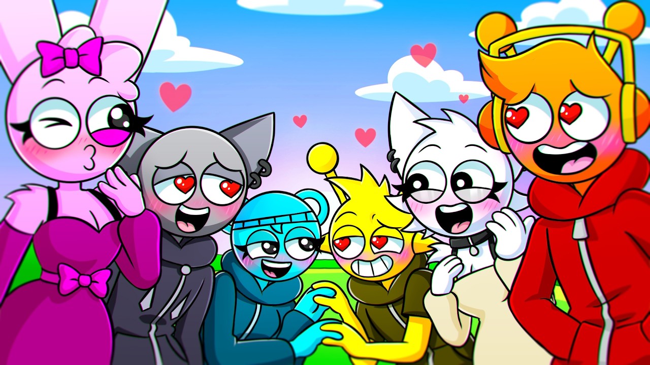 SPRUNKI GROW UP COUPLES! Incredibox Sprunki Animation