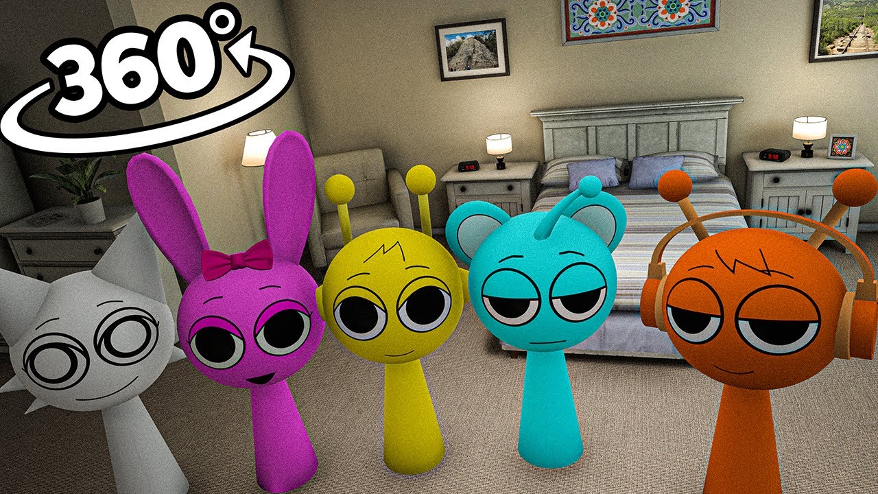 Sprunki Into YOUR house - VR 360° Experience